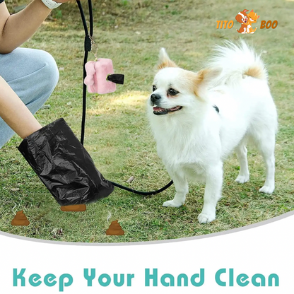 Tito Boo Disposable Pet Waste Bags - Easy Cleanup Poop Bags for Cats and Dogs